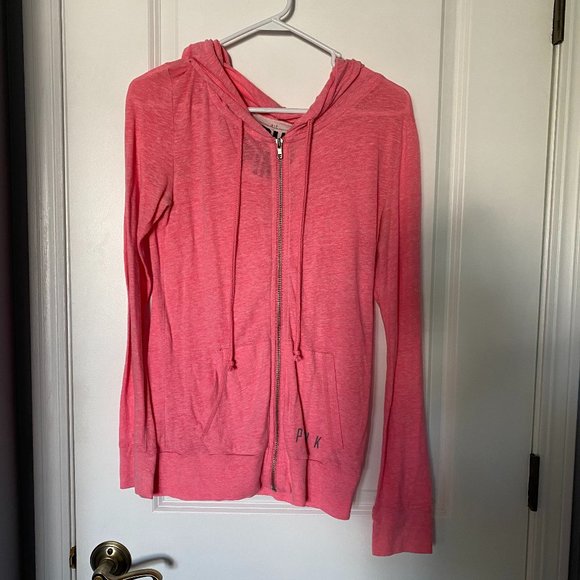 PINK Lightweight Zip Up - Picture 1 of 4
